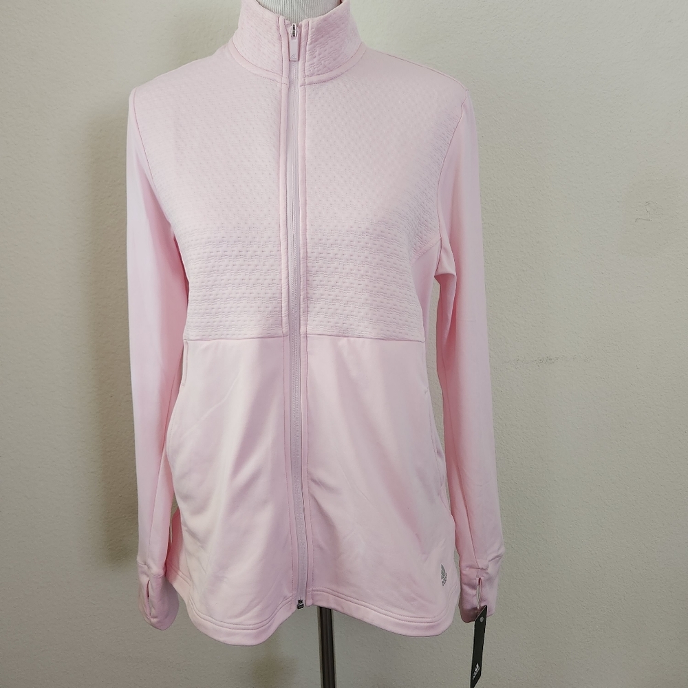 adidas Light Pink Full-Zip Women's Jacket